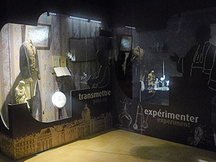 vitrine animée son et lumière