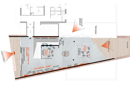 plan de l'espace musée